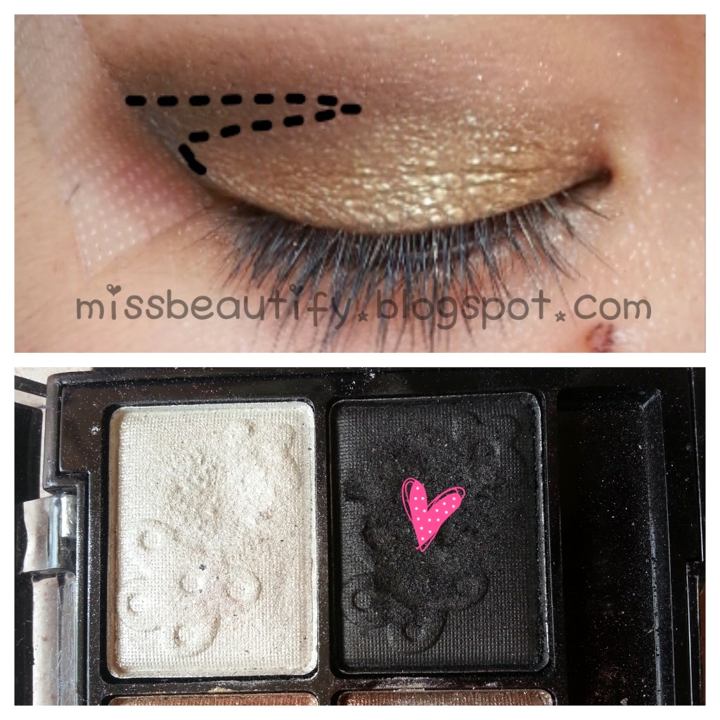 Miss Beautify Beautify Your World Easy Gold Eye Makeup
