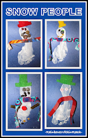 Snow People from Painted Feet via RainbowsWithinReach