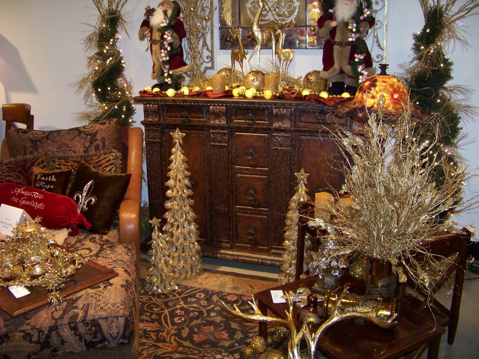 Holiday Tables - Thanksgiving & a Christmas Sideboard