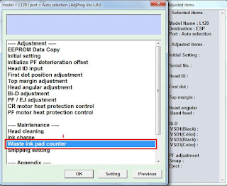 Cara Reset Printer Epson L120