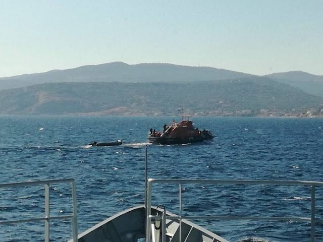 Albanian ship Oriku rescues 56 Syrian immigrants in the Aegean Sea, 18 of them children