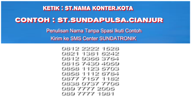 hasil gambar untuk Format Pendaftaran | SUNDATRONIK Distributor Pulsa Murah 