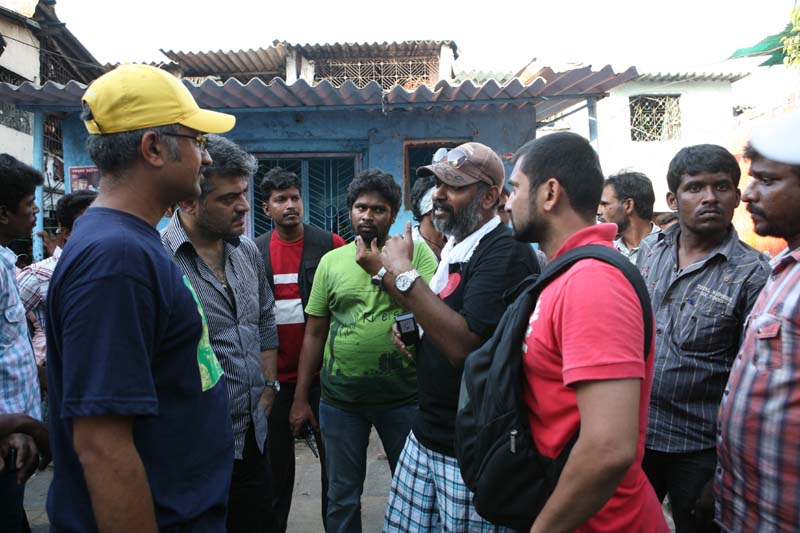 Mankatha Shooting Spot Stills show stills