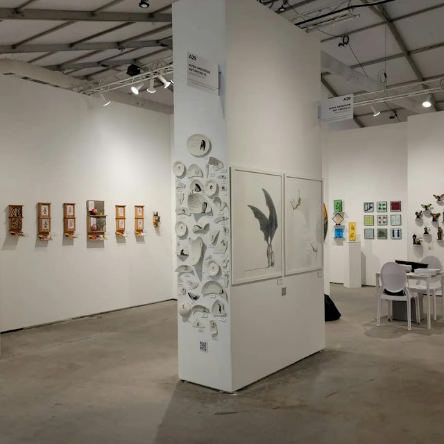 Alida Anderson Art Projects booth at Context Art Miami 2022