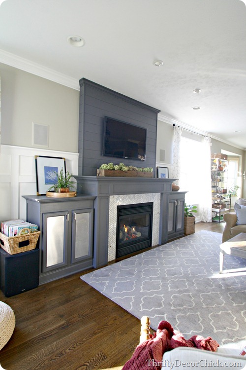 fireplace with built ins 