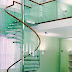 Modern homes glass steps designs ideas.