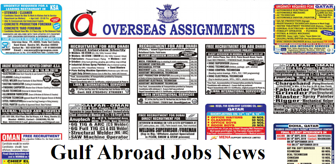 26 June 2021- Assignment Abroad Times PDF - Gulf Abroad Jobs