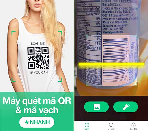 Trình Đọc và Quét Mã QR - ứng dụng đọc mã vạch, mã qr trên điện thoại Android nhanh chóng a1