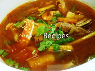 Sweet@Recipes Gallery by ~ IZaN: Tomyam Seafood (Pok Tek)