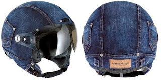 Helm Unik Model Denim