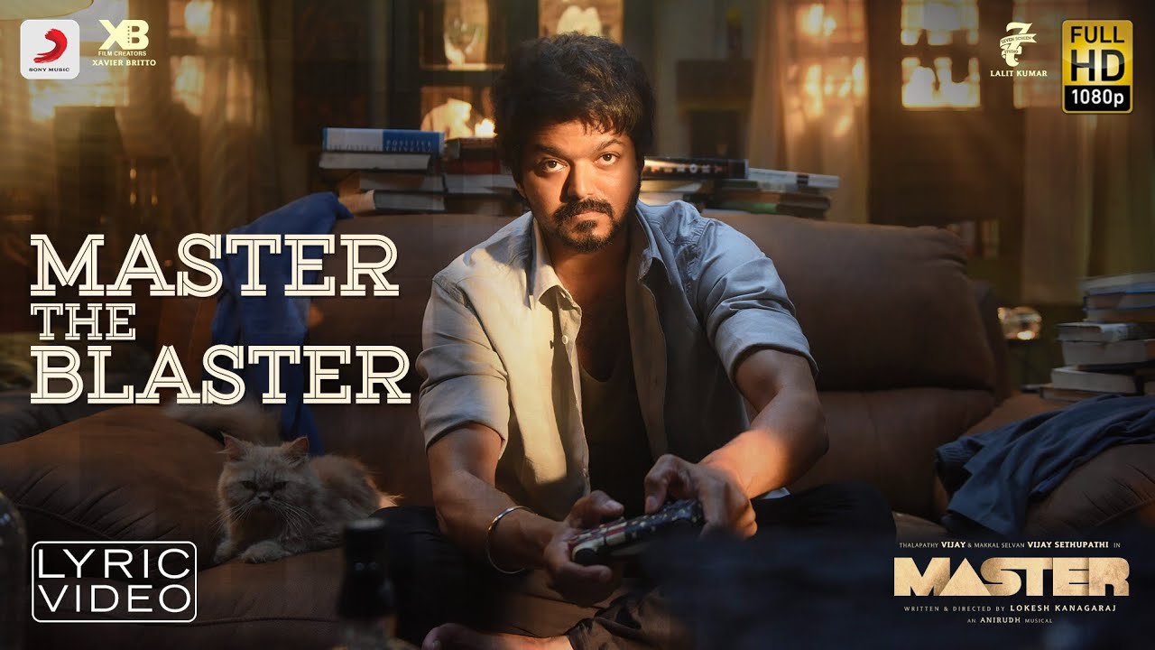 Master The Blaster Lyrics Master Tamil Movie 