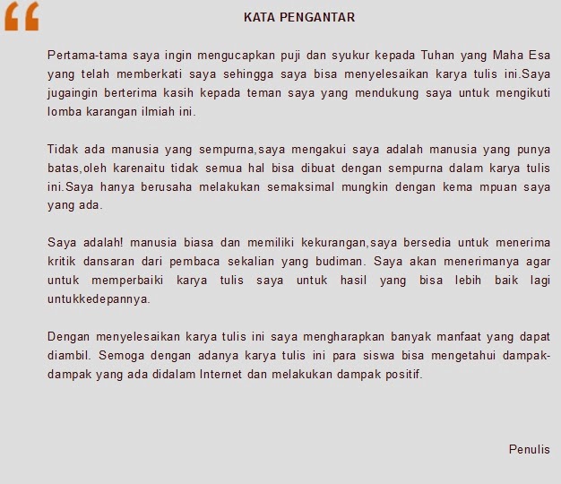 Contoh Surat Untuk Lamaran