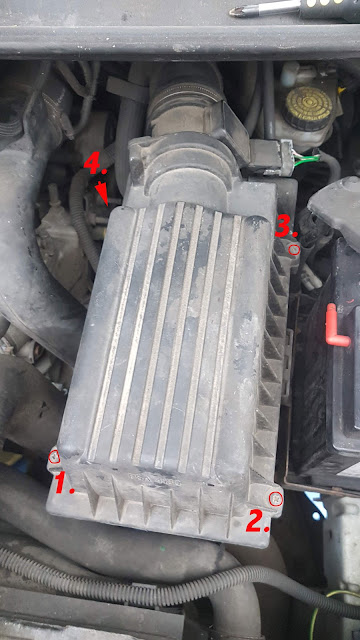 Air Filter Change Fiat Scudo, Dispatch, Expert