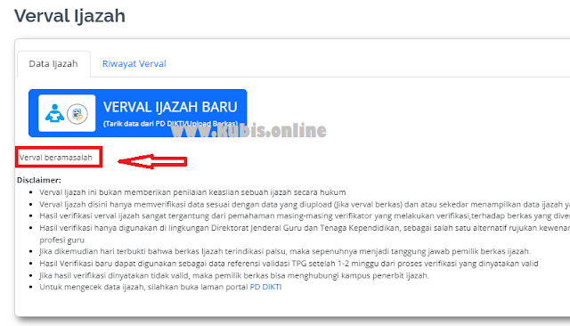 4 Cara Mengatasi Verval Ijazah Bermasalah di Info GTK Terbaru