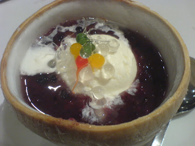 Peach Garden, coconut dessert