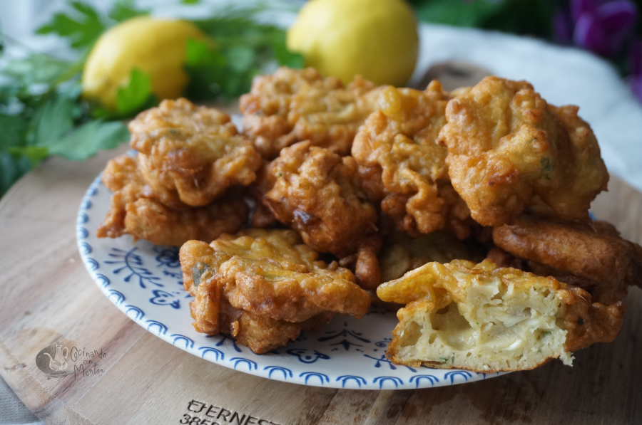 Buñuelos de alcachofas