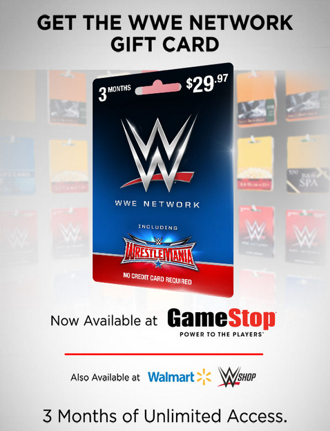 South Atlanta Wrestling Dot Com Wwe Network Gift Cards Now At Gamestop