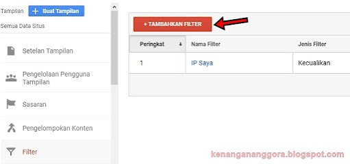 Cara Filter Alamat IP Sendiri Di Google Analytics