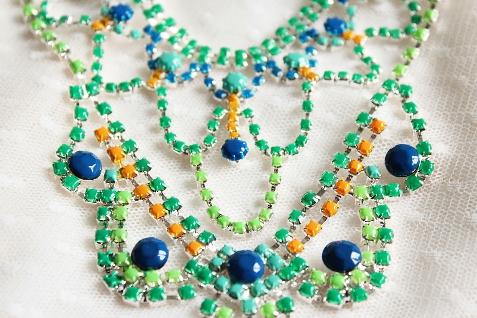 Pop Culture And Fashion Magic Diy Colorful Statement Necklace