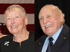 Retired NASA Dryden employees Betty Love and John McTigue have been honored as “2009 Eagles” by the Flight Test Historical Foundation