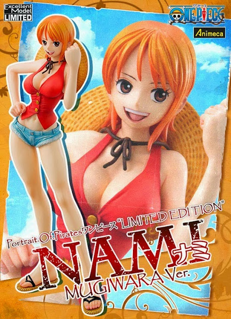 FIGURA NAMI LIMITED EDITION Mugiwara Ver. EXCELLENT MODEL P.O.P ONE PIECE