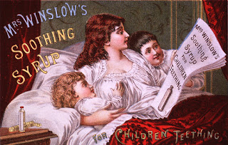 Mrs. Winslow's Soothing Syrup Label