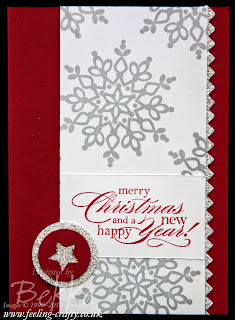 Fast and Fabulous Christmas Cards Using Festive Flurries - includes a mini tutorial