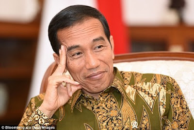 Indonesian president Joko "Jokowi" Widodo