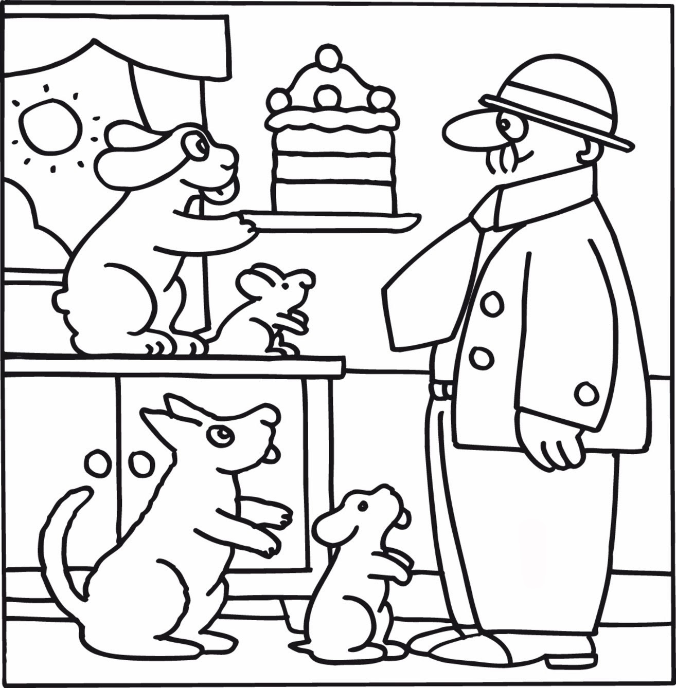 e Olivia la paperella gialla diventata sua sorella adottiva sono le protagoniste del disegno da colorare di oggi… Pimpa coloring page · Pin It