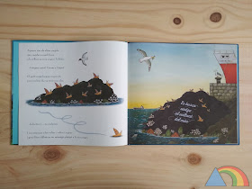 Interior del libro El caracol y la ballena de Julia Donaldson y Axel Scheffler