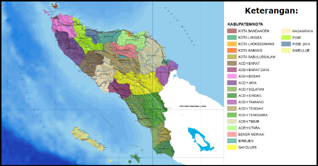 Daftar Kode Pos di Provinsi Aceh