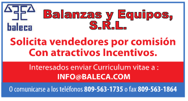 Empresa Balanzas y Equipos Buscamos #Vendedores Envia tu CV