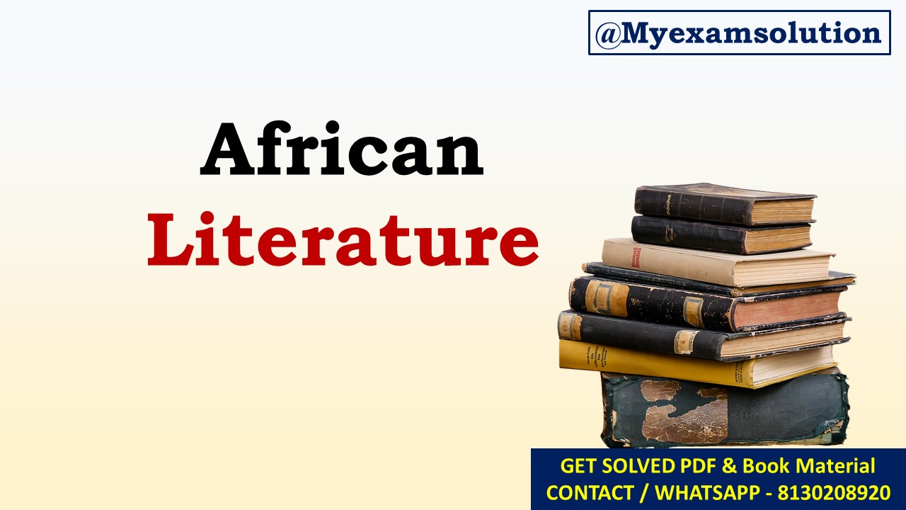 african literature thesis topics