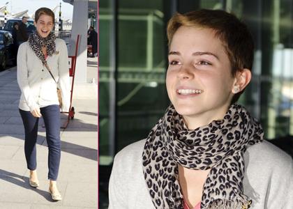 emma watson short haircut. emma watson short hair black