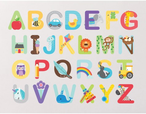 Yuk, Belajar Menggambar Mudah dengan Huruf Alphabet 