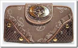 101 BABY PHAT WALLET MATCH HANDBAG PURSE, TAN