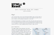 HTML5 Reset
