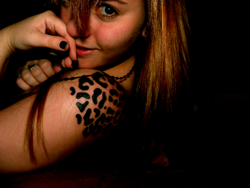 Cheetah Print Tattoo