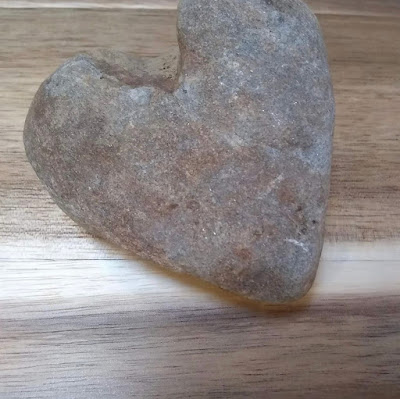 Heart shaped rock