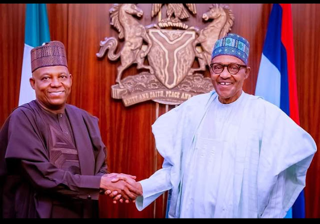 “I Will Respond To Your Speech When I Am Handing Over To You And Your Boss” Says President Buhari.
