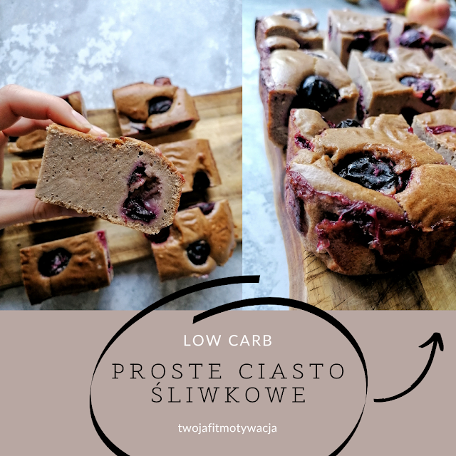 Proste ciasto śliwkowe low carb