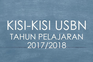 KISI-KISI USBN 2018 