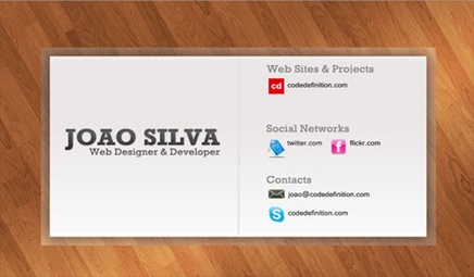 Diseños de vCards 2