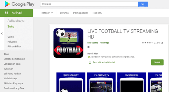 7 Aplikasi Nonton Bola Liga Top Eropa Di Smartphone