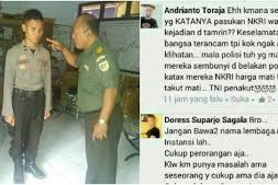 OKNUM POLISI PENGHINA TNI