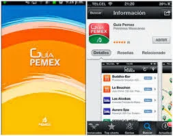 Guia Pemex en Mexico App y en linea gratis consulta