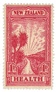 Posta pulu, Yeni Zelanda, 1933. Toplumsal sağlık değişik şekillerde tanıtılır ve tasvir edilir.