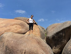 Boulder na Praia do Gravatá em Laguna