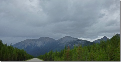 Looking north back to the Cassiar Mountains, Cassiar Highway