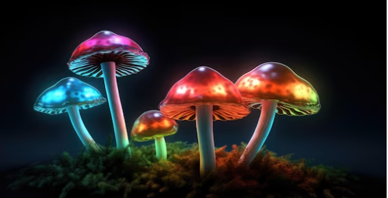 Mapeando os Recantos da Mente: Cogumelos Psilocybe cubensis em Ação